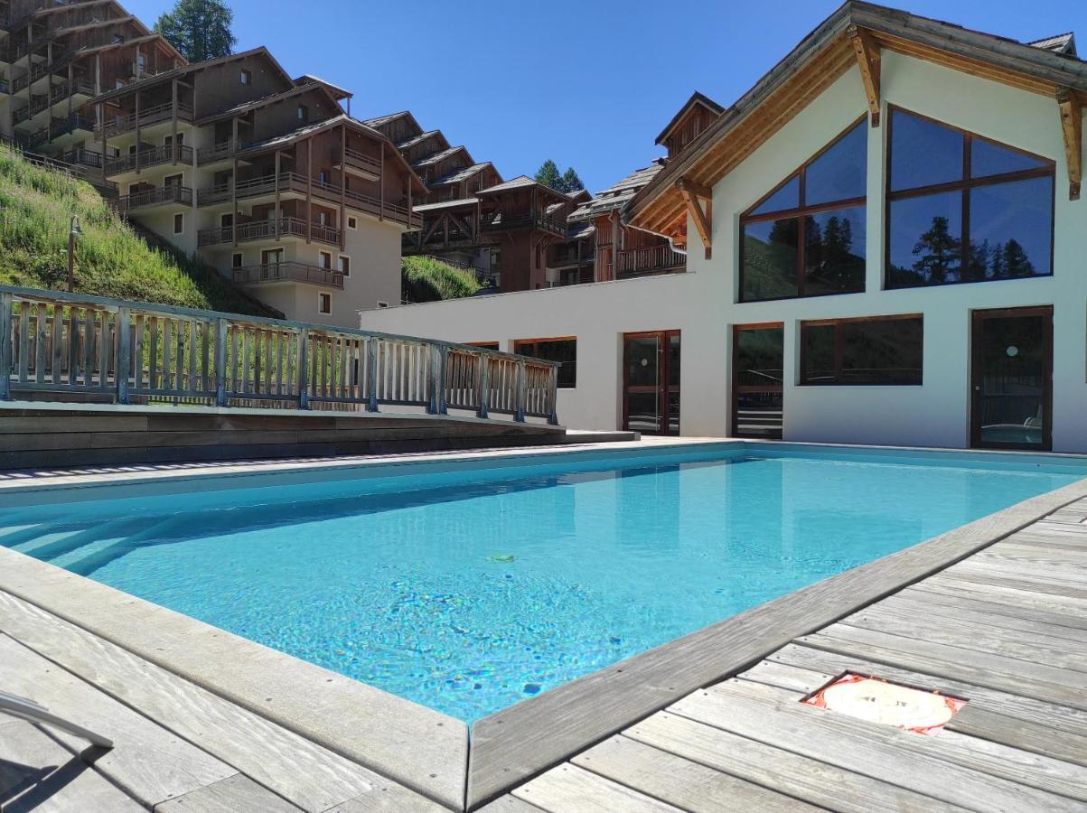 Apt 2 Chambres En Duplex Chalet Des Rennes Vars 2000M Piscine Interieure Et Exterieure Eksteriør bilde